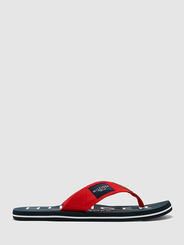 Hilfiger Badge Beach Sandal TANGO RED / 42