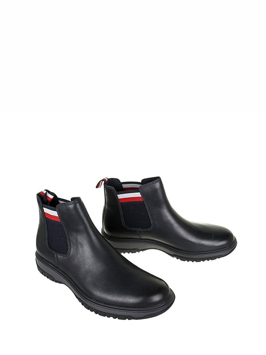 Cleated Outsole Chelsea Boot BLACK / 42