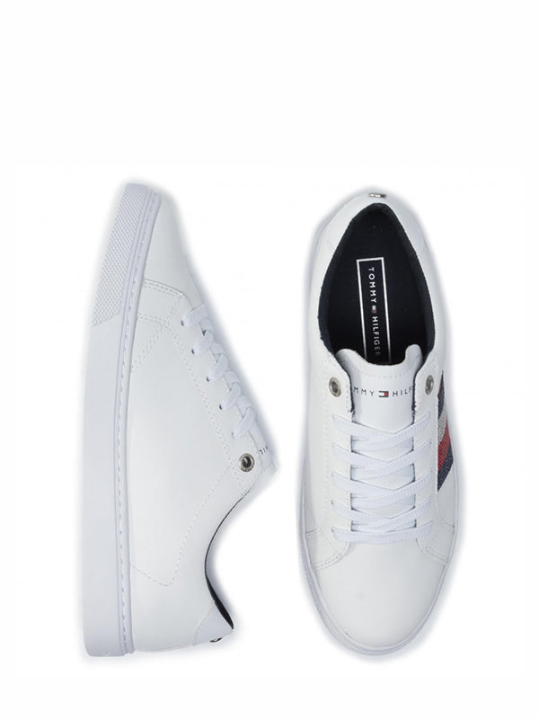 Crystal Leather Casual Sneaker WHITE / 36