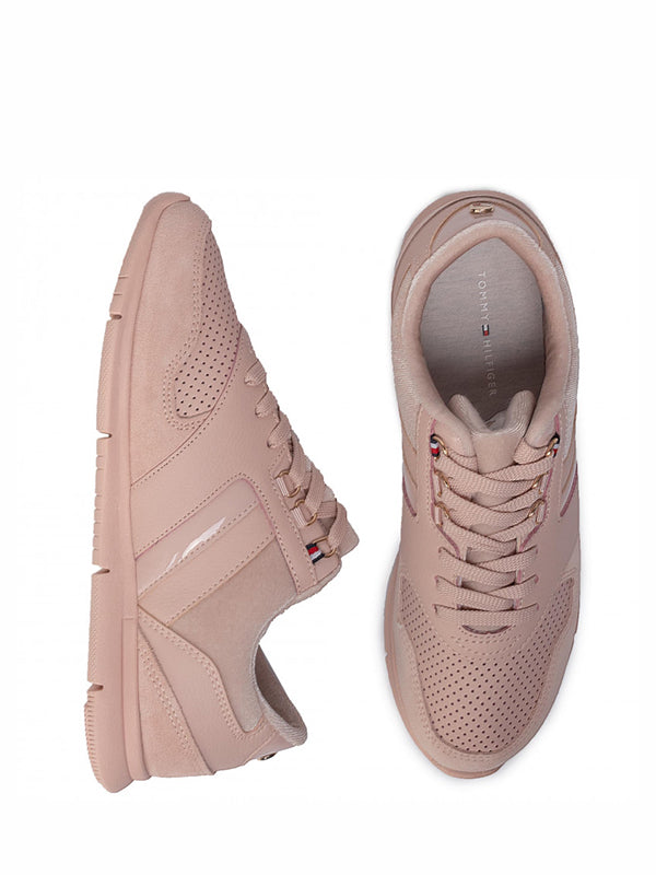 Velvet Lace Light Weight Sneaker Cameo Rose / 41