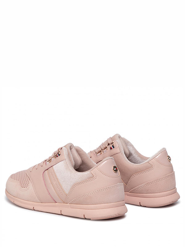 Velvet Lace Light Weight Sneaker Cameo Rose / 41