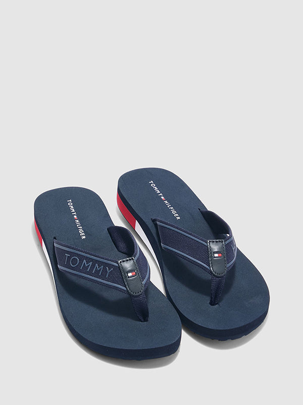 Mini Wedge Beach Sandal Tommy Midnight / 41