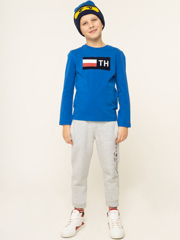 Th Flock L/S Tee Olympian Blue / 10