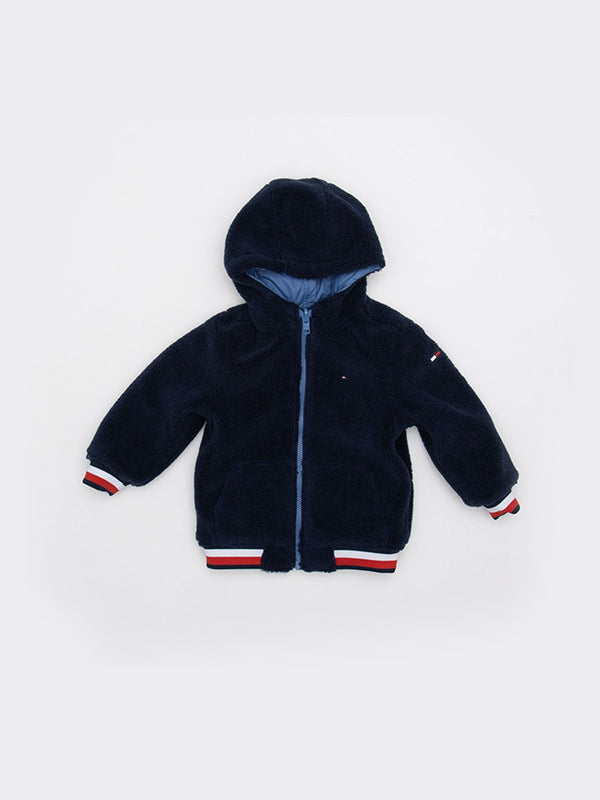 Reversible Teddy Jacket Dutch Blue / 10