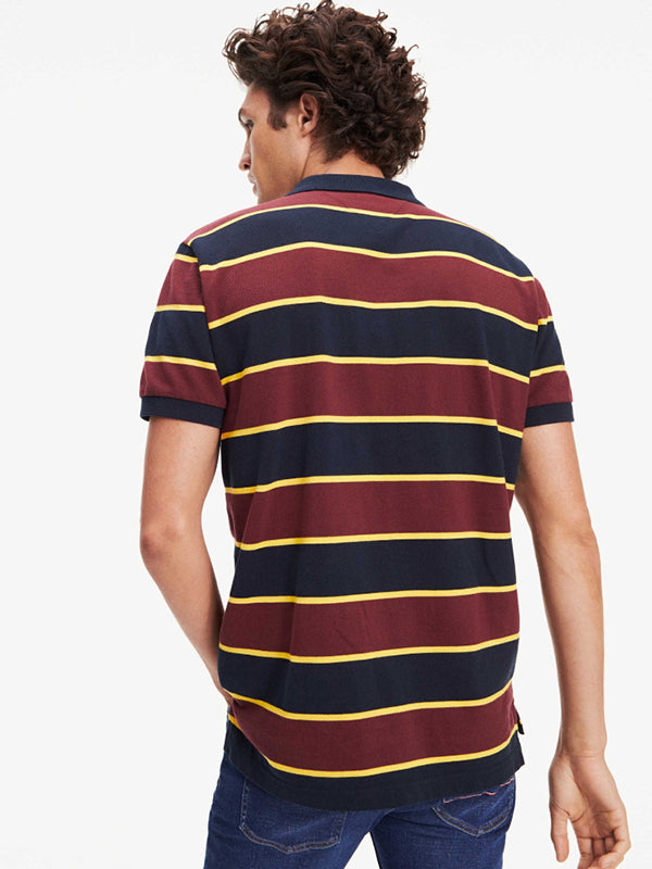 Structure Multi Color Reg Polo TAWNY PORT / SKY CAPTAIN / MULTI / L