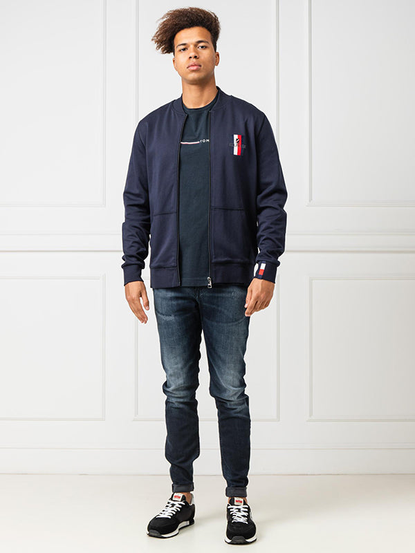 Flex Luxury Artwork Baseball Zip SKY CAPTAIN / L