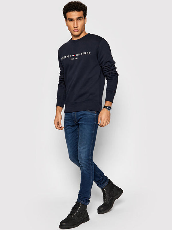 Tommy Logo Sweatshirt SKY CAPTAIN / L