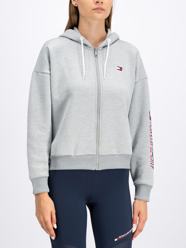 Fleece Zip Up Hoody Grey Heather / XS