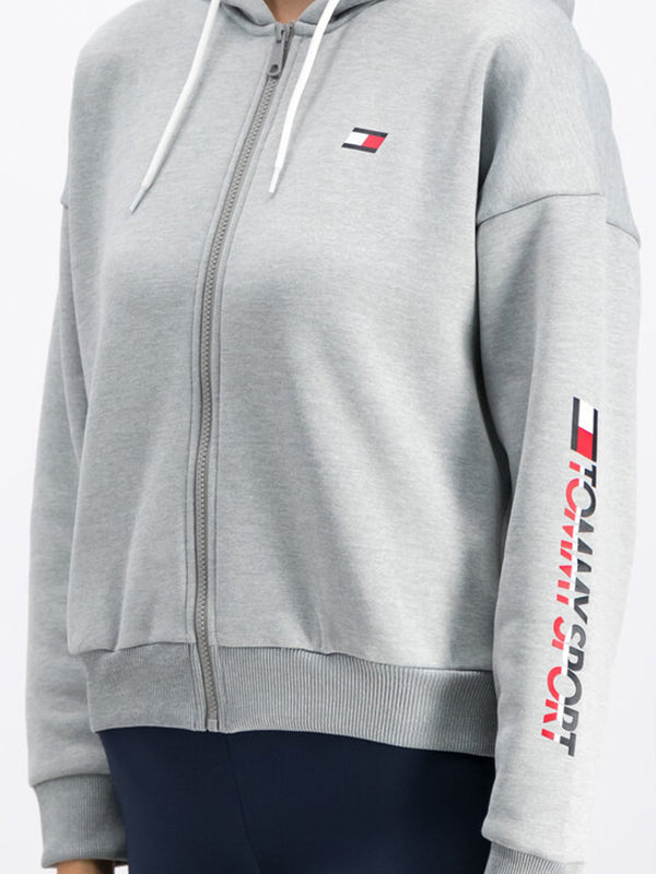 Fleece Zip Up Hoody Grey Heather / XS