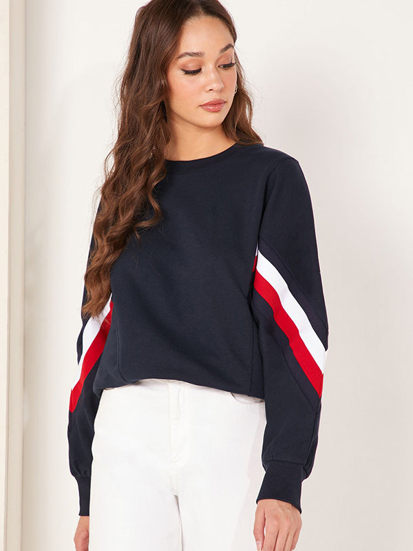 Kitty Open-Nk Sweatshirt Ls Sky Captain / L