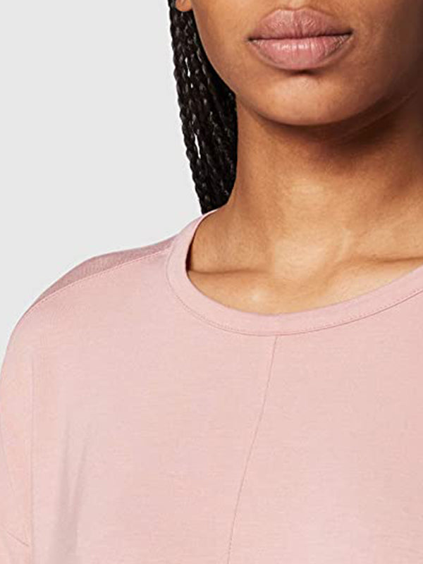 S/S Curve Neck ALLURING BLUSH / S