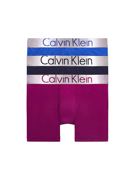 Boxer Brief 3Pk LOST BLUE/ INEZ BLUE/ DEEP MAGENTA / L