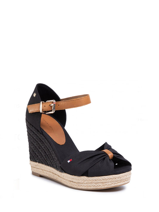 Basic Open Toe High Black / 36