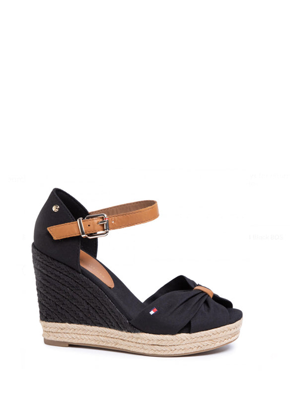 Basic Open Toe High Black / 36