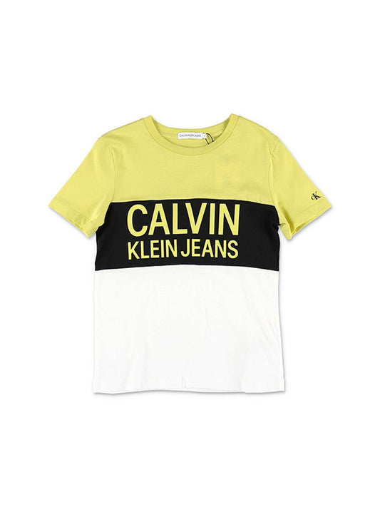 Colour Block Logo Fi Yellow Lime / 10