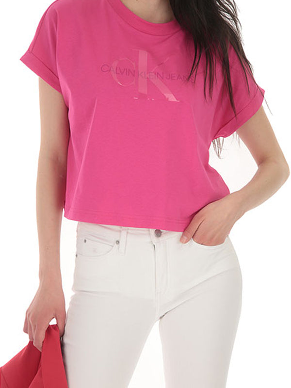 Tonal Monogram Tee Party Pink / L