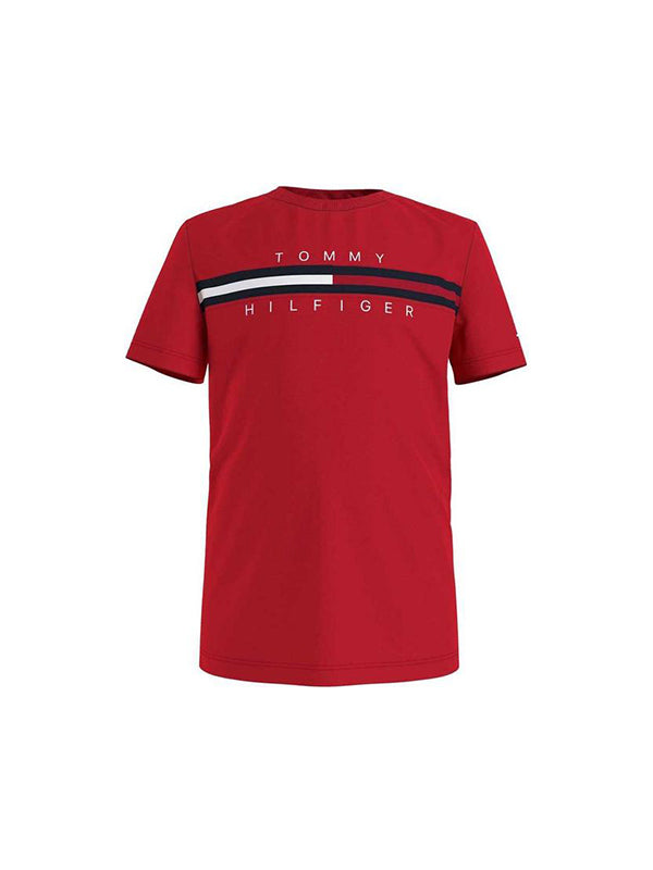 Flag Rib Insert Tee Deep Crimson / 10