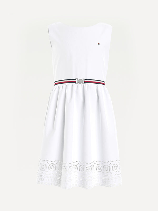 Shiffley Hem Dress S White / 10