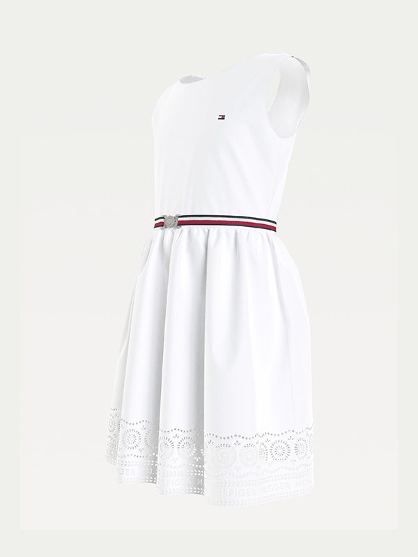 Shiffley Hem Dress S White / 10