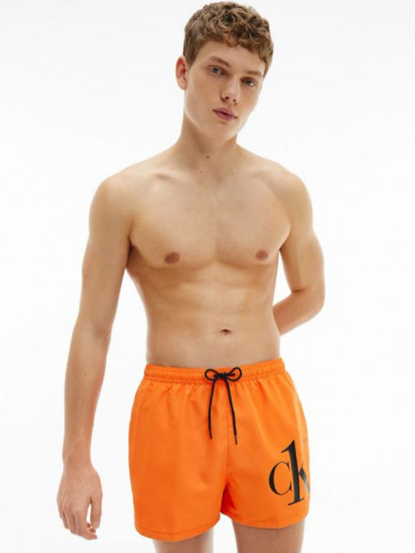 Short Drawstring Orange Alert / L