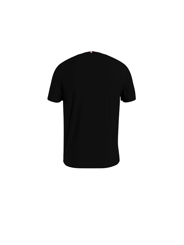 Applique Nylon Tee Black / L