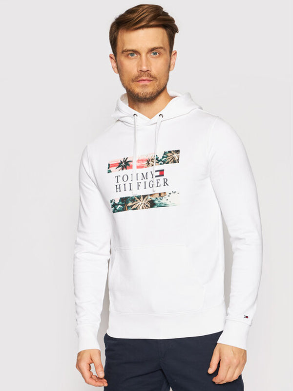 Hawaiian Flag Hoody White / L