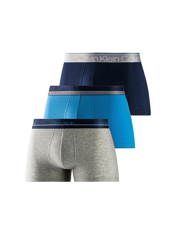 Trunk 3Pk NEW NAVY/GREY HEATHER/DEEP SKY BLUE / L