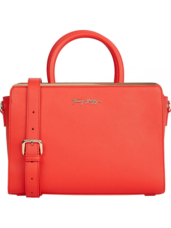 Tommy Modern Satchel Daring Scarlet / OS