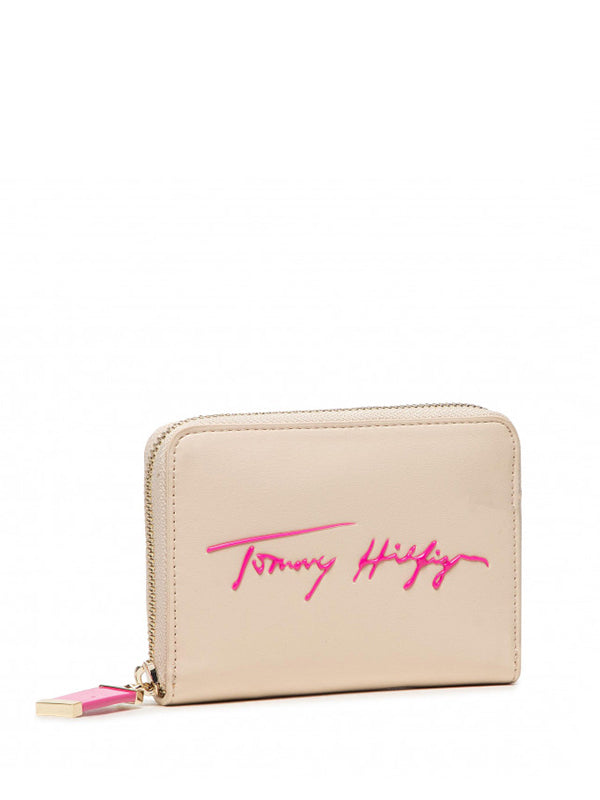 Iconic Tommy Med Za Classic Beige / Hot Magenta / OS