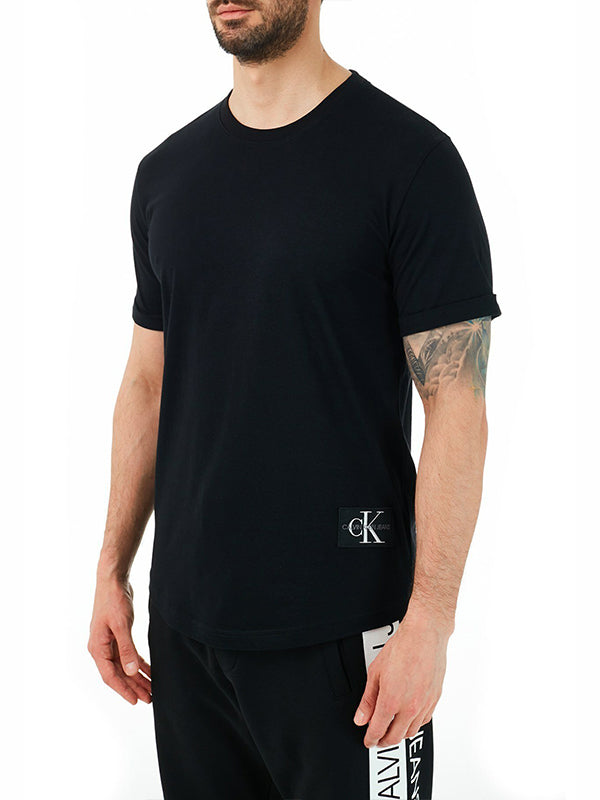 Badge Turn Up Sleeve Ck Black / L