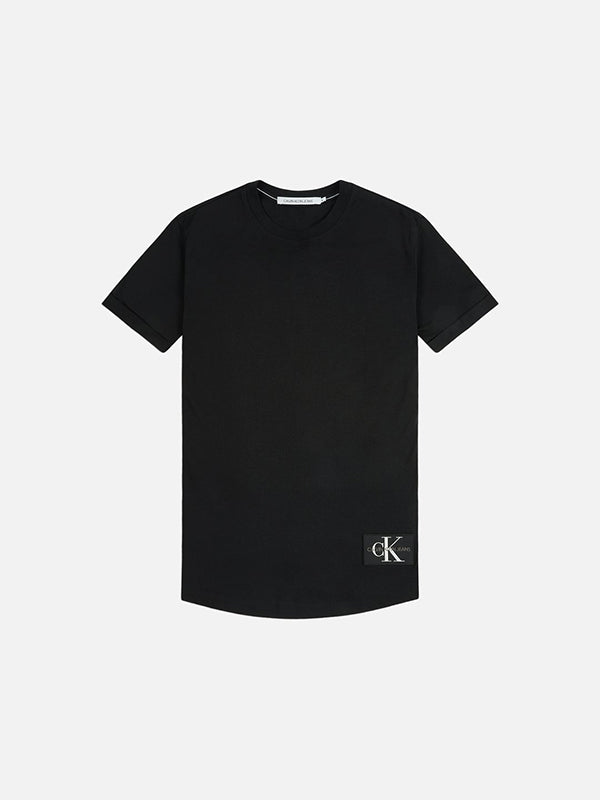 Badge Turn Up Sleeve Ck Black / L