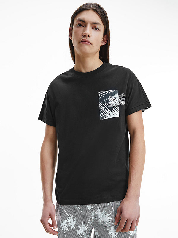 Palm Back Graphic Te Ck Black / L