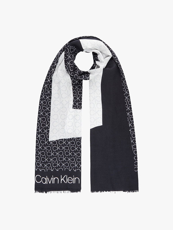 Scarf 70X180 Pr Black / White Mix / OS