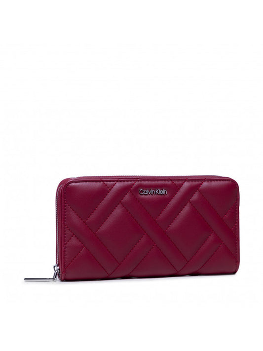 Ck Quilt Z/A Wallet Red Currant / OS