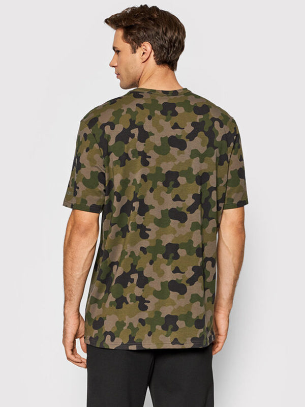 S/S Crew Neck GALVANIZE CAMO_ARMY GREEN / L