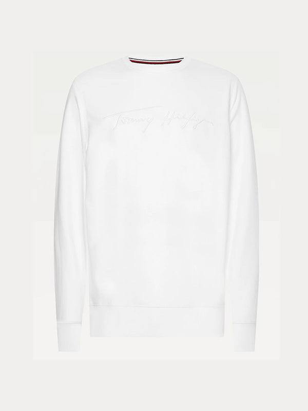 Signature Crewneck White / L