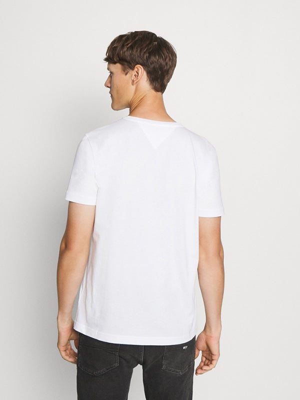 Corp Stripe Tee White / L