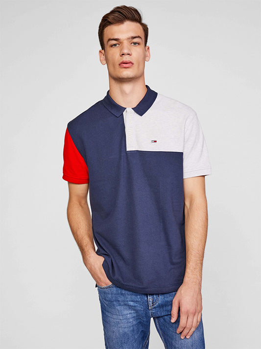 Tjm Colorblock Polo Twilight Navy / Multi / L