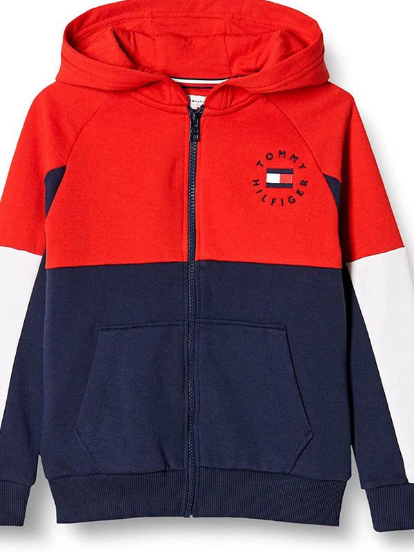 Colorblock Badge Zip Twilight Navy / Colourblock / 10