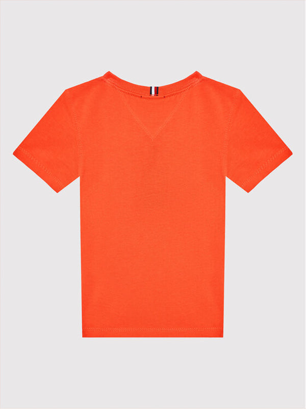 Essential Logo Tee S Daring Scarlet / 10