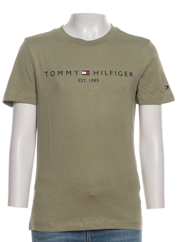 Essential Logo Tee S Spring Olive / 10