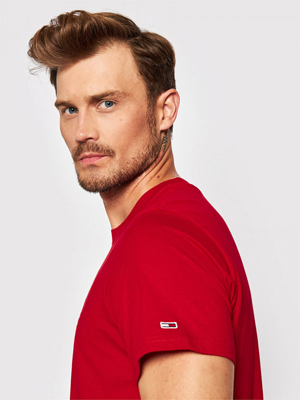 Tjm Corp Logo Tee Deep Crimson / L