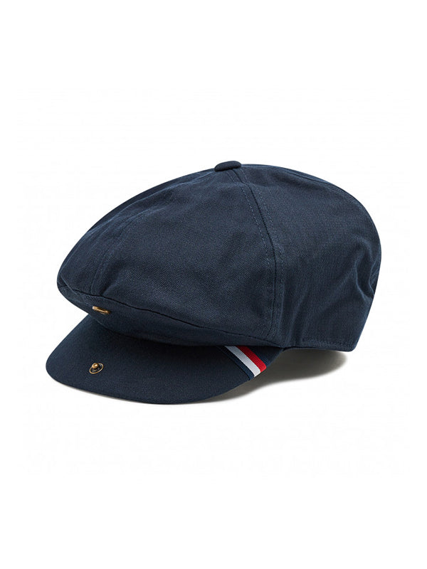 Herringbone Flat Cap Desert Sky / OS