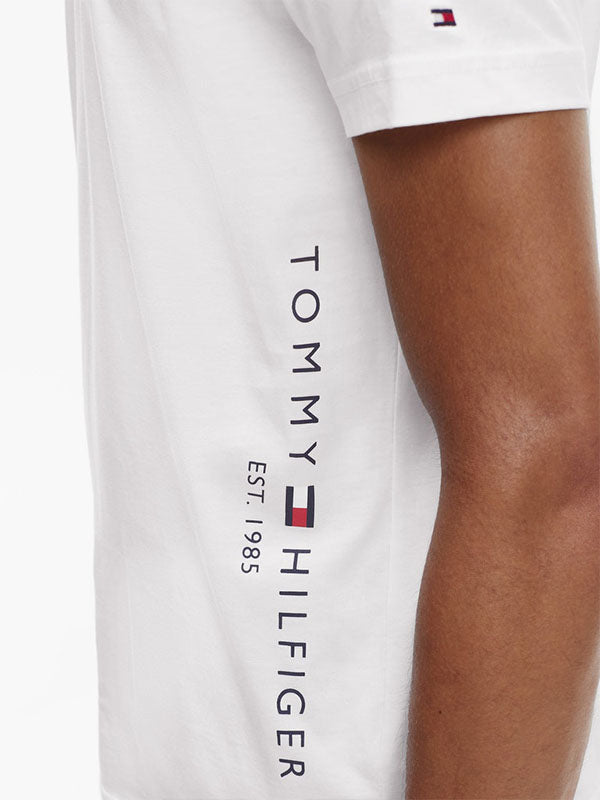 Tommy Flag Side Tee White / L