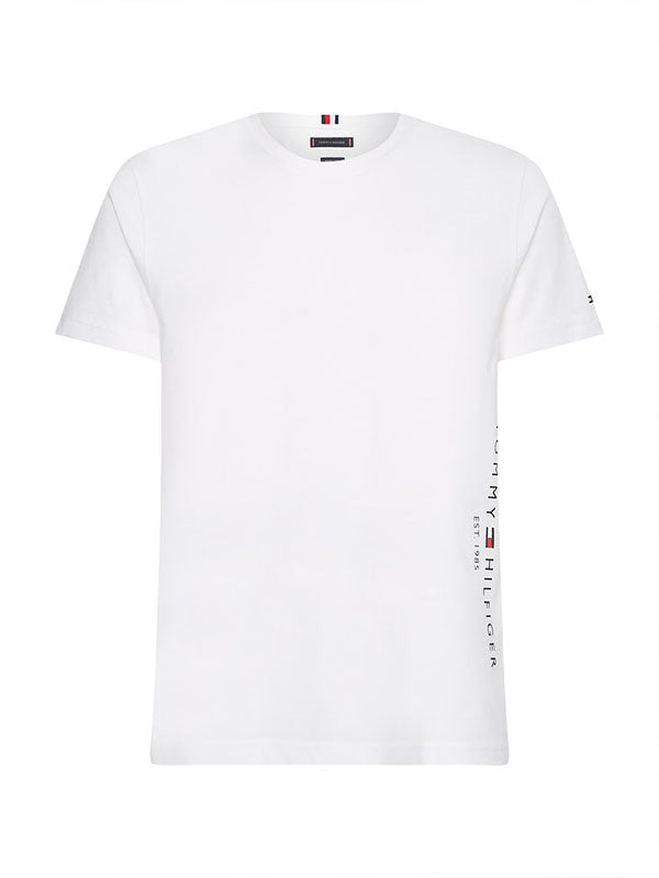 Tommy Flag Side Tee White / L