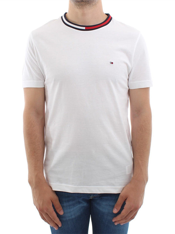 Th Cool Flag Collar Tee White / L