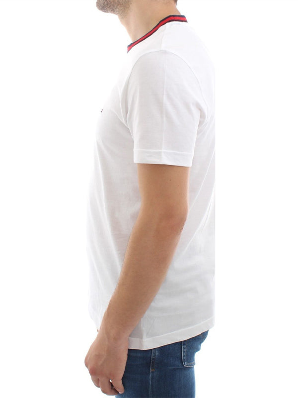 Th Cool Flag Collar Tee White / L