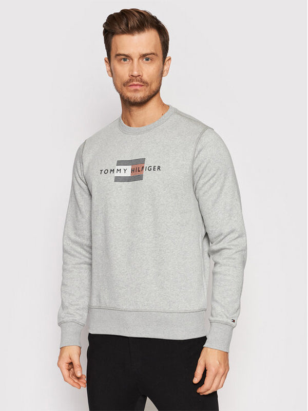 Lines Hilfiger Crewn Light Grey Heather / L