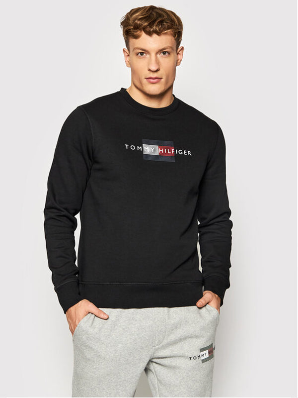 Lines Hilfiger Crewn Black / L