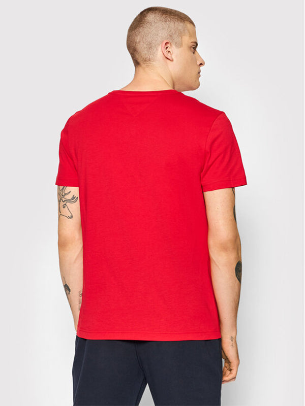 Corp Stripe Tee Primary Red / L